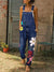 Kvinders Denim Overall Uden Ærmer 1