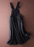 Kvinders Denim Strap Dress med Tulle Patchwork 1