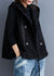 Kvinders Denim Trench Vest med Hætte og Knapper 2