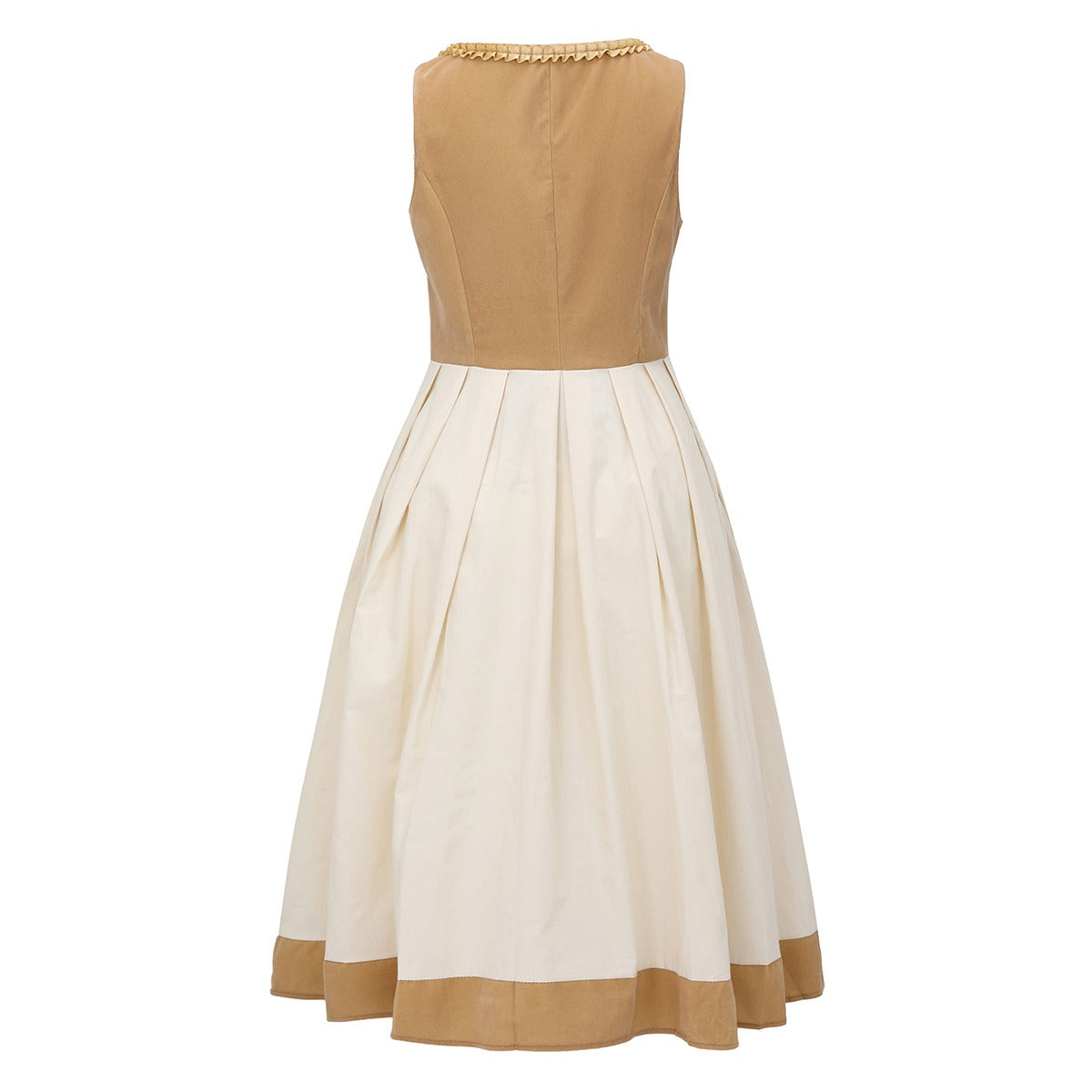 Kvinders Dirndl Leopardmønster Polyester med Schürze 4