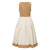 Kvinders Dirndl Leopardmønster Polyester med Schürze 4
