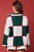 Kvinders Farveblok Sweater Casual Blødt Strik med Blanket Stitch 3