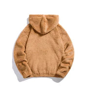 Kvinders Fleece Sweatshirt Med Hætte Casual 2
