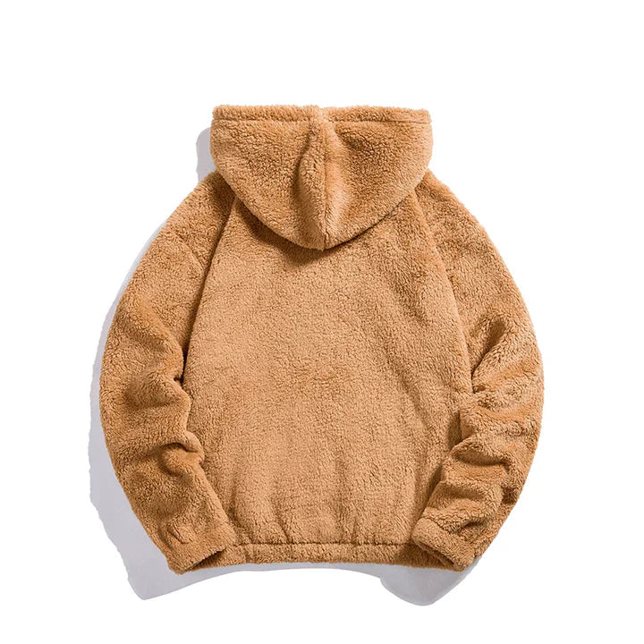 Kvinders Fleece Sweatshirt Med Hætte Casual 3