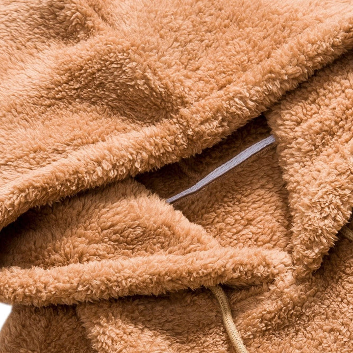 Kvinders Fleece Sweatshirt Med Hætte Casual 6