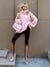 Kvinders Fluffy Langærmet Pullover Sweater 1
