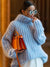 Kvinders Fluffy Langærmet Pullover Sweater 6
