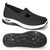 Kvinders Gå-Sko Slip On Åndbar Tekstil Med Memory Foam Indersål 11