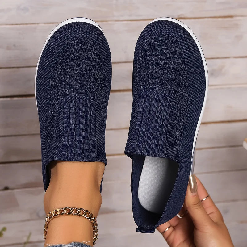 Kvinders Gå Sko Platform Mules Åndbart Stof Non-Slip 6