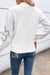 Kvinders Half Zip Sweater Blomstret Viskose Polyester Polyamid 2