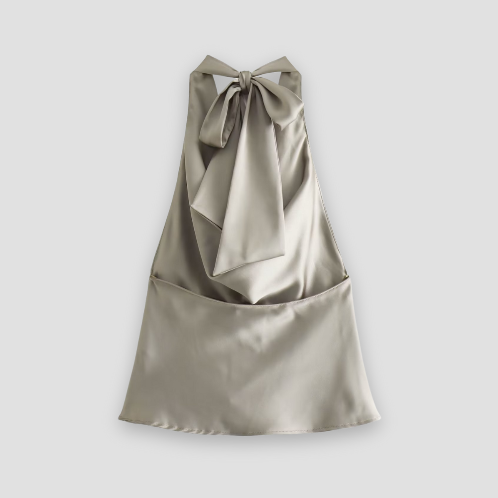 Kvinders Halter Tank Top Draperet 6