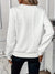 Kvinders Halv Zip Langærmet Sweatshirt Tekstur Polyester 1