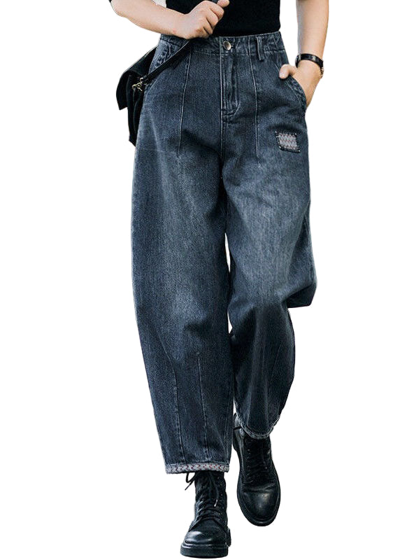 Kvinders Harem Bukser Høj Talje med Lommer Casual Komfortabel Stil 0