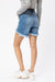 Kvinders Hi-Low Shorts Denim 3