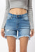Kvinders Hi-Low Shorts Denim 4
