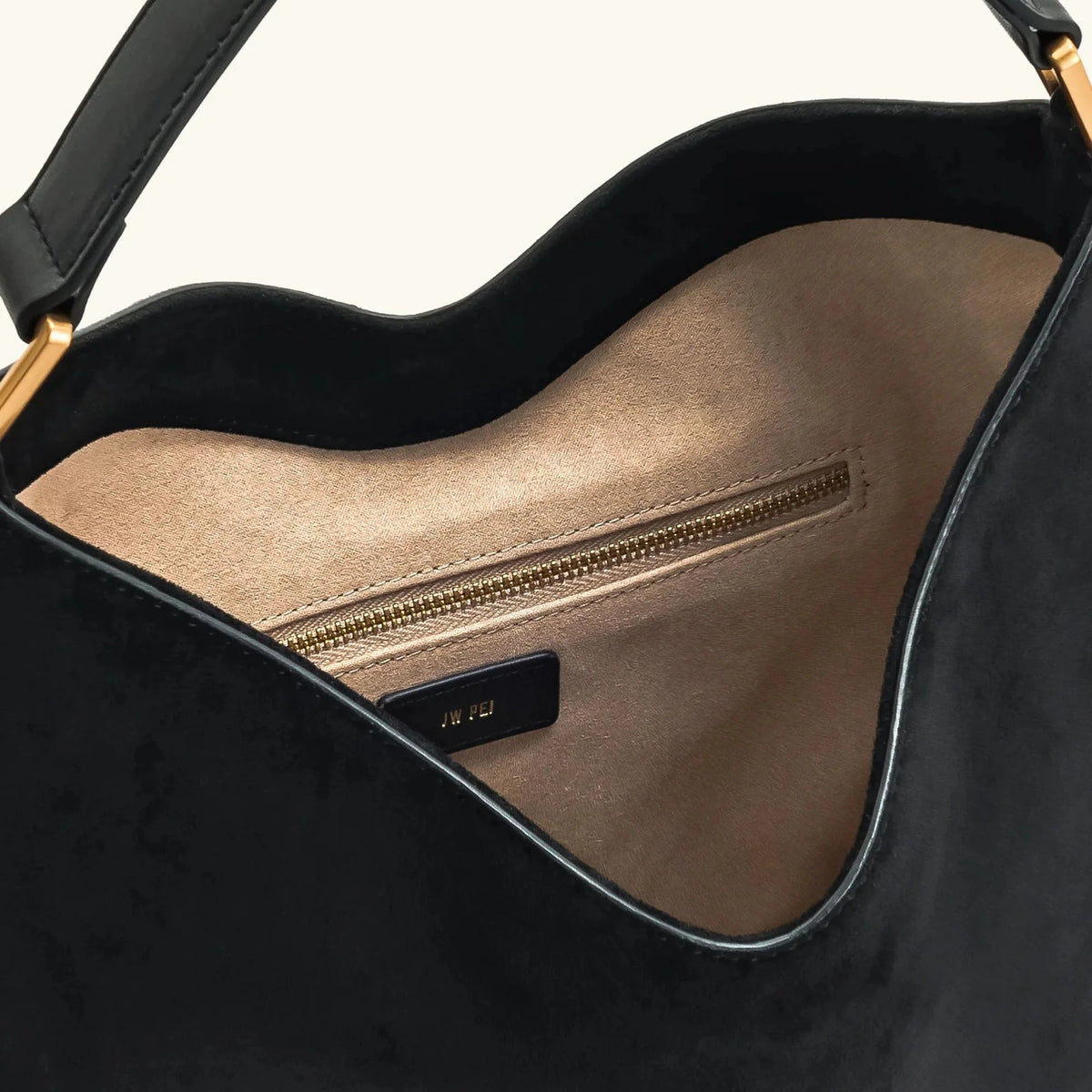 Kvinders Hobo Taske med Snøredetaljer Slouchy Design 8