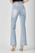 Kvinders Høj Talje Pull On Flair Jeans Denim 3