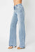 Kvinders Høj Talje Retro Jeans Medium Denim 4