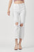 Kvinders Høj Talje Straight Crop Jeans 2