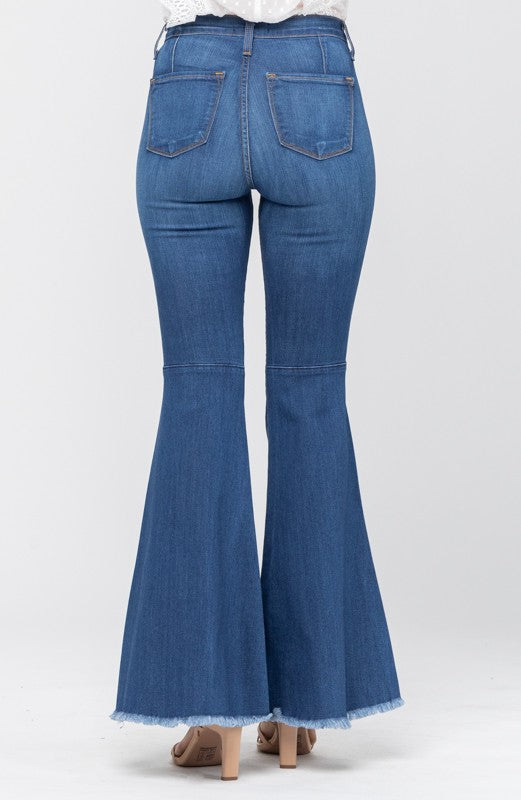 Kvinders Høj Talje Super Flare Jeans 6