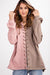 Kvinders Hoodie Farveblok Terry Strik 1