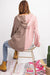 Kvinders Hoodie Farveblok Terry Strik 3