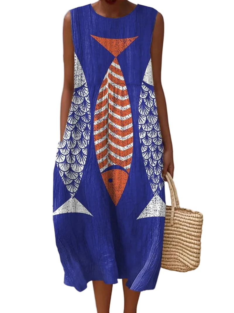 Kvinders Hverdagskjole Let og Afslappet 0