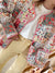 Kvinders Jakke Rund Hals Blomsterprint Polyester 2
