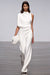 Kvinders Jumpsuit Asymmetrisk Høj Krave 0