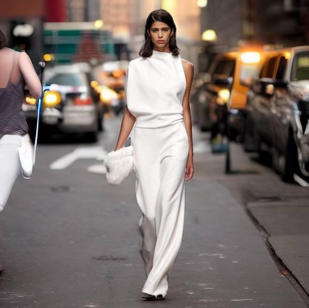 Kvinders Jumpsuit Asymmetrisk Høj Krave 1