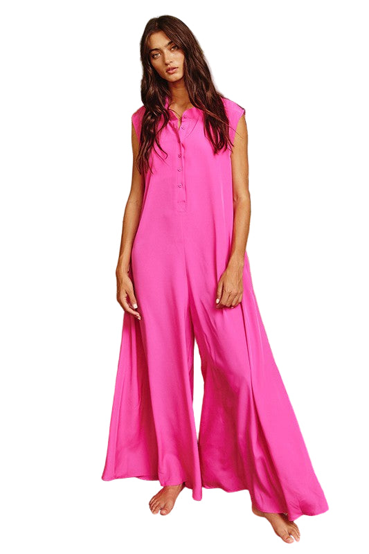 Kvinders Jumpsuit Bred Ben Satin 0