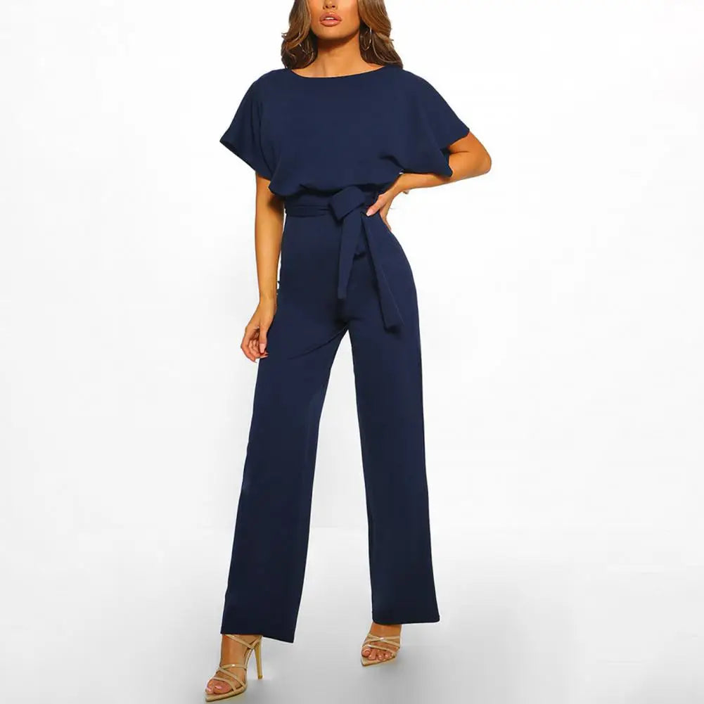 Kvinders Jumpsuit Casual Letvægts Åndbart Stof 7