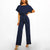 Kvinders Jumpsuit Casual Letvægts Åndbart Stof 7