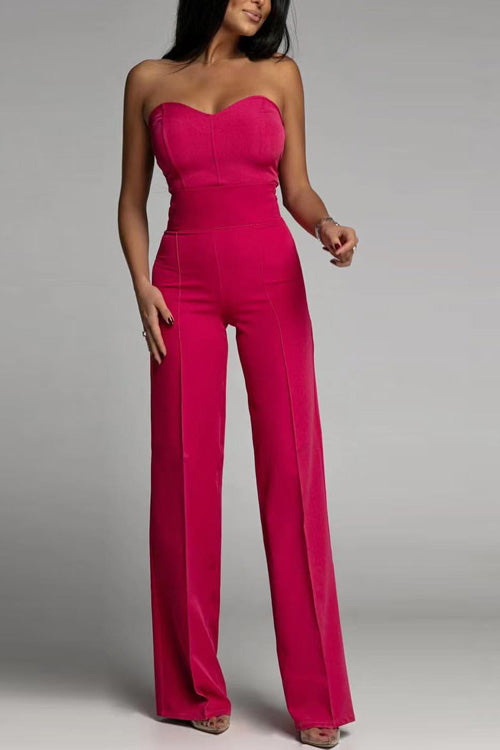 Kvinders Jumpsuit Høj Talje Moderne Design 5