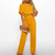 Kvinders Jumpsuit Løs Pasform Bomuldsblanding 5