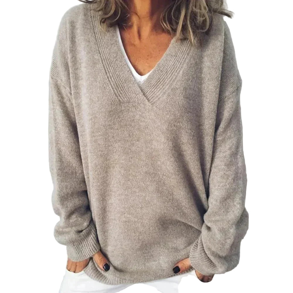 Kvinders Kashmir Sweater Stilfuld 0