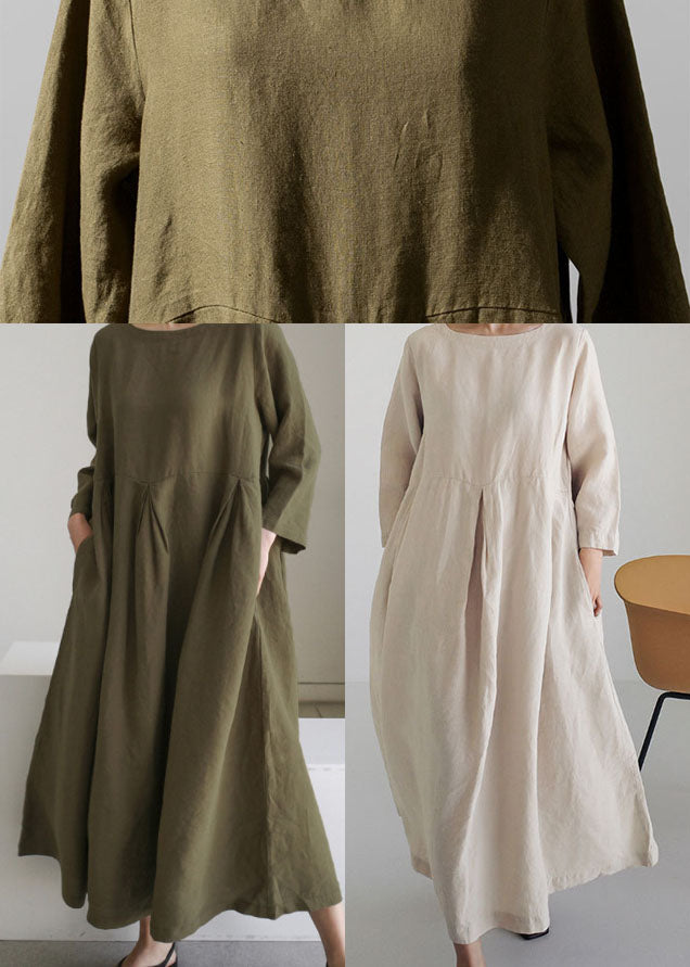 Kvinders Kjole Med Lommer Patchwork Design 2