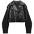 Kvinders Korte Bikerjakke Moderne Stil 0