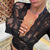 Kvinders Lace Top Elegant og Chic 4