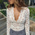 Kvinders Lace Top Elegant og Chic 5