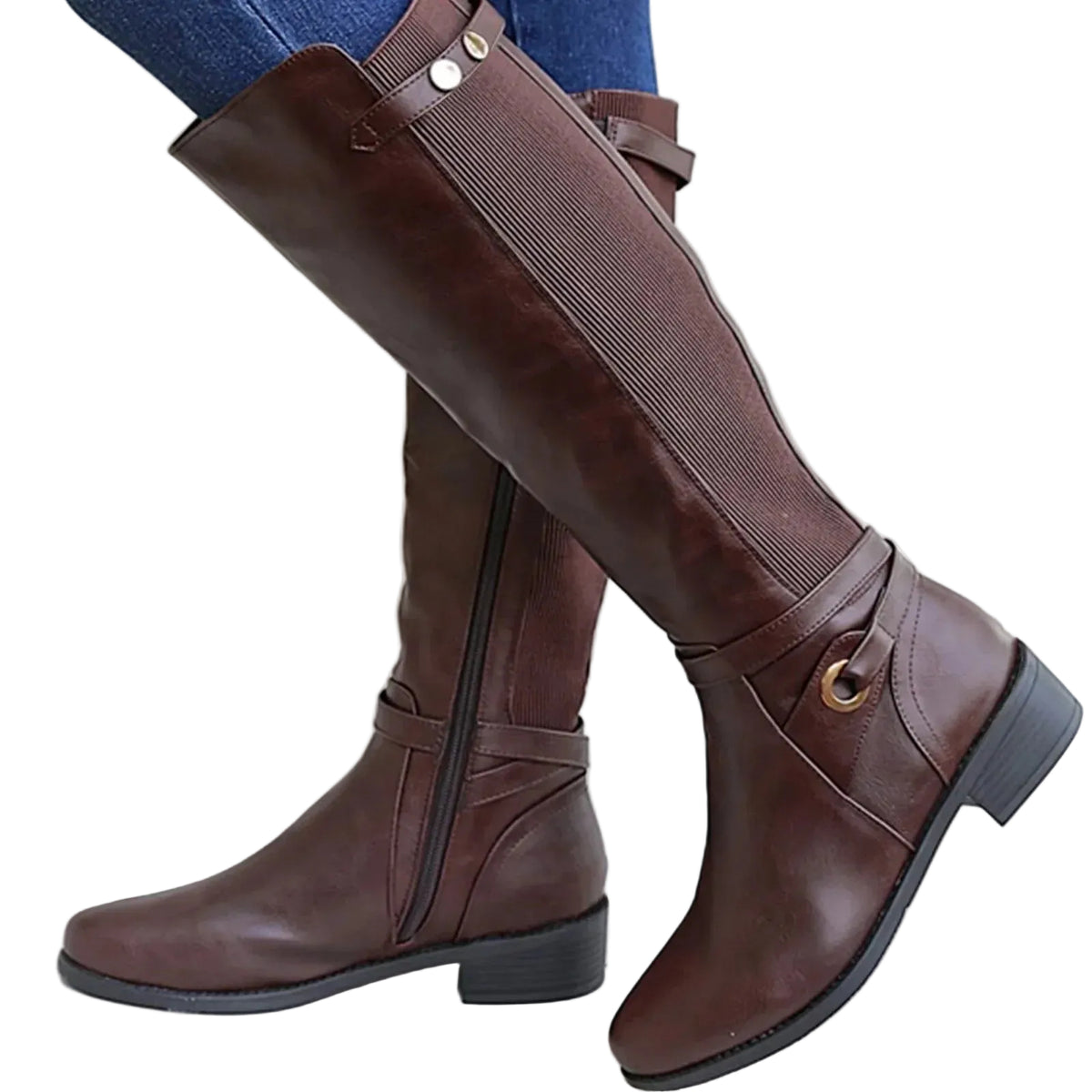 Kvinders Læderstøvler med Ortopædisk Design 0