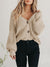 Kvinders Langærmet Cardigan Button Up Polyester 6