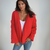 Kvinders Langærmet Cardigan Chunky Strik 2