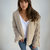 Kvinders Langærmet Cardigan Chunky Strik 3