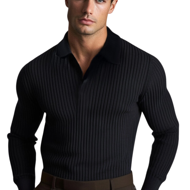 Kvinders Langærmet Sweater med Åben Krave 3