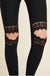 Kvinders Leggings med Udsnit i Blonde 3