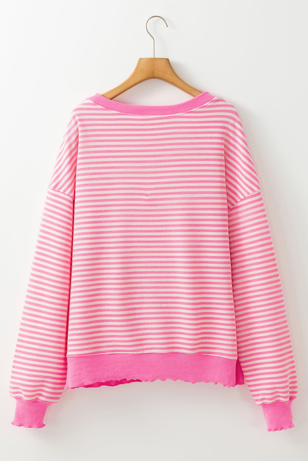 Kvinders Løs Top med Santa Claus Print Lange Ærmer Polyester Elastan 5