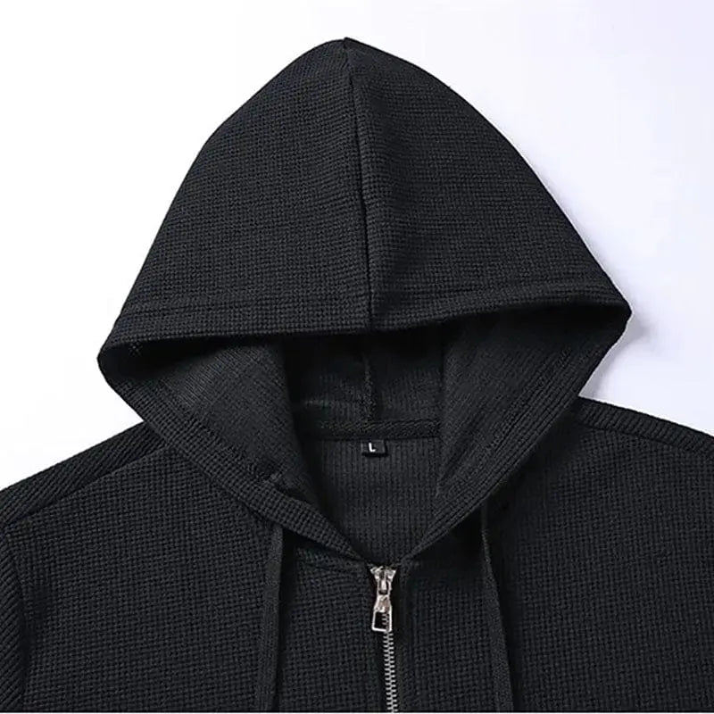 Kvinders Loungewear Sæt Trendy Vaffelstrik 4