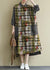 Kvinders Maxi Kjole Linned Oversize Skjortestil 12