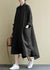 Kvinders Maxi Kjole Linned Oversize Skjortestil 7